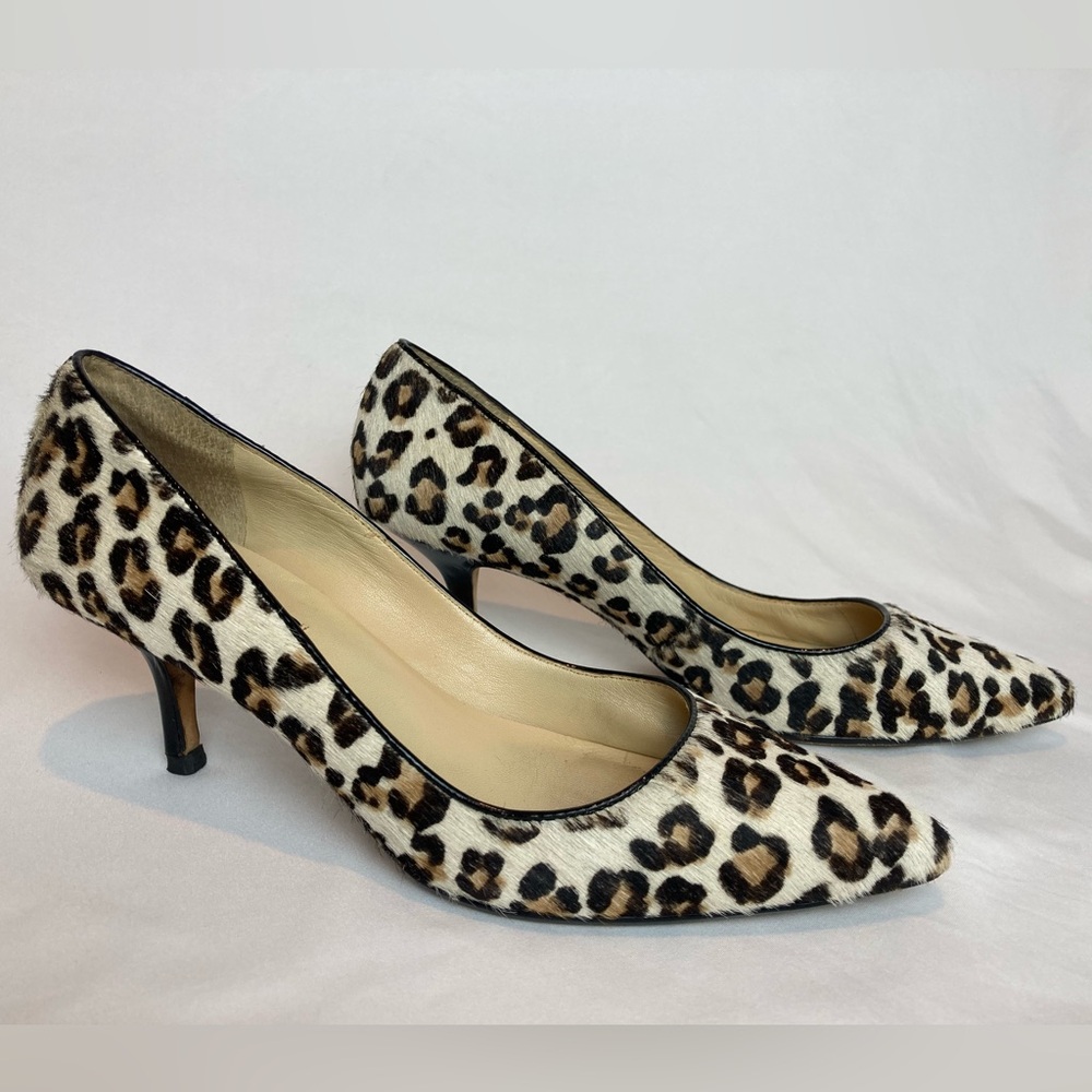 Ann Taylor Leopard Animal Print Heels
